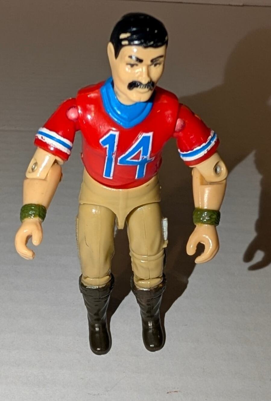Vintage 1985 4" Bazooka GI Joe Tan Pants Doll Only